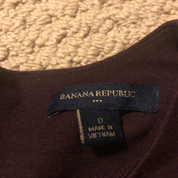 Burgundy Banana Republic Dress - Picture 2 of 2